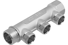 Коллектор MPF 3 выхода х3/4"х1/2", наружная резьба ИС.071057
