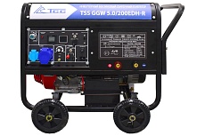 Инверторный бензиновый сварочный генератор ТСС GGW 5.0/200EDH-R Honda GX390 026119
