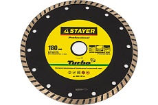 Круг отрезной алмазный PROFI (180х22.2 мм) для УШМ Stayer 3662-180_z01