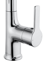 Смеситель для раковины Wonzon&Woghand WW-FE01L212-CR выдвижной излив, хром