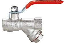 Шаровой Кран DOUBLE-LIN латунный резьбовой, ручка, с фильтром ВР/ВР 3/4&quot; LL1067 (3/4&quot;)