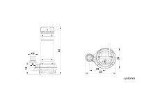 Насос дренажный для горячей воды Aquastrong 1,1кВт H16м Q26м.куб/ч, DHT16-26