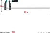 Струбцина Kraftool XF-500/120 тип F 500/120 мм 32011-120-500_z01