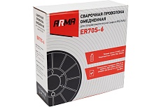 Проволока омедненная СВ-08Г2С (15 кг; 0.8 мм; кассета D300) Arma ER70S60815
