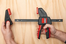 Струбцина пистолетного типа BESSEY 1.4 кН, 450 x 80 мм, распор 160-500 мм BE-EZL45-8
