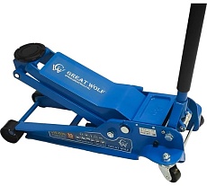 Низкопрофильный гидравлический подкатной домкрат Great Wolf 3,5 т, 95-552 мм GW-035