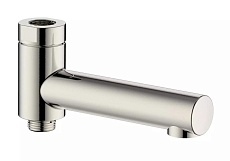 Излив для ванны AQUAme AQM8301BN поворотный, никель шлифованный