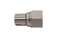 Резьбовой адаптер A-Flow SS316, 1/2&quot; Male NPT, вращающаяся M20x1.5 FASH-MRF-8N-20M