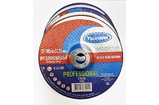 Круг зачистной по металлу PROFESSIONAL Tsunami 27 180x6х22 мм A 24 Q BF 80 D16171180602200
