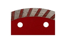 Диск алмазный отрезной Турбо (180x22.2x2.4x10 мм) Kranz KR-90-0123