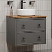 Мебель для ванной Iddis Torr 60 см со столешницей, темно-серый