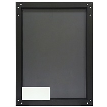 Зеркало Континент Solid Led 60x80 см реверсивное с подсветкой, черный ЗЛП2622
