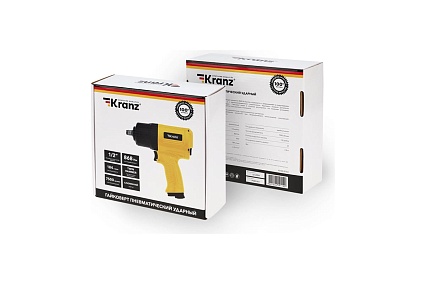 Пневматический ударный гайковерт Kranz 1/2, 868 Нм KR-80-0703
