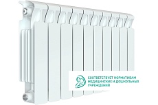 Биметаллический радиатор Rifar MONOLIT 350 10 секций, боковое подключение RG008M0Q7PKBHH