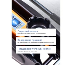 Домкрат подкатной гидравлический Partner 2т+чехол для хранения (h min 135мм, h max 310мм) PA-TA820011(56849)
