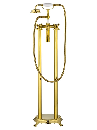 Напольный смеситель Wonzon&Woghand Retro WW-88649020-PG золото глянцевое 