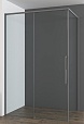 Душевой уголок Vincea Ultima VSR-7UL1012CLGM 120x100 вороненая сталь, прозрачное