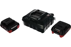 Набор Basic-Set 12V (2 аккумулятора Li-Power 12 В, 4,0 Ач+ЗУ ASC 55) Metabo 685301000