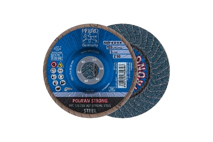 Круг шлифовальный веерный PFC 125 Z50 SGP STRONG STEEL PFERD 67788125