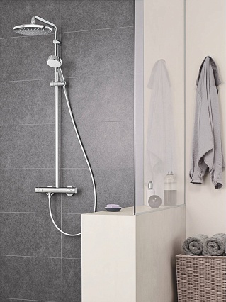 Душевая стойка Grohe Tempesta Cosmopolitan 250 26670000 термостат