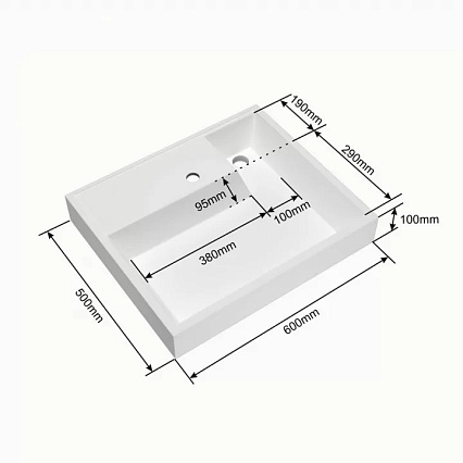 Раковина Санта Юпитер 60x50 см с кронштейнами