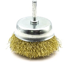 Щетка для дрели чашка 65 мм, волнистая Варяг 018216