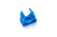 Крепеж-клипса для сантехнических труб Fedast для монтажных пистолетов, 20 мм, синий 100 шт. KL20-B