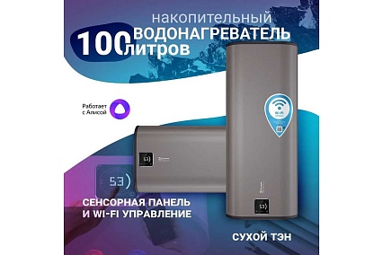 Накопительный водонагреватель Thermex Fora 100 (pro) wi-fi ЭдЭБ04159