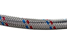 Подводка гибкая для воды ELKA с оплеткой из нержавеющей стали 1/2&quot; х 60 см в/н ИС.100925