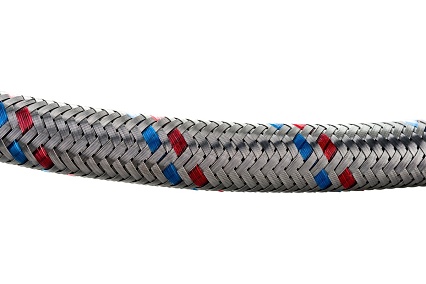 Подводка гибкая для воды ELKA с оплеткой из нержавеющей стали 1/2" х 60 см в/н ИС.100925