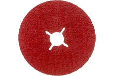 Керамический фибровый диск со шлицами XF885 (1 шт, 125х22 мм, P24) VSM 004965