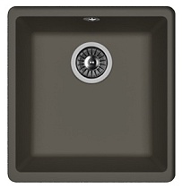 Кухонная мойка Flortek Ринг 36 см, антрацит FSm