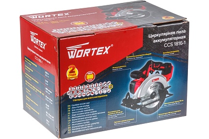 Аккумуляторная циркулярная пила Wortex CCS 1816-1 ALL1 0329202