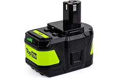 Аккумулятор для RYOBI 18V 7.5AH (LI-ION) PN: RB18L90 Topon TOP-PTGD-RY-18-7.5