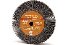 Круг лепестковый P60 A со ступицей MASTER 125x20xM14 мм TOTFLEX 4631170658973