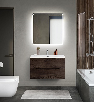 Мебель для ванной BelBagno Marino-Cer-Mini 80 см Rovere Nature Grigio