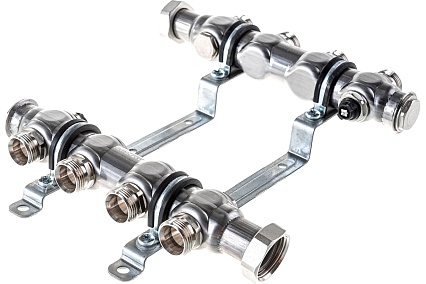Распределительный коллектор Oventrop 1", Multidis SH 4 1407154