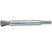 Щетка концевая гофрированная Lessmann Д12x120, STA 0,30мм, хв-к 6мм удлиненная 458161
