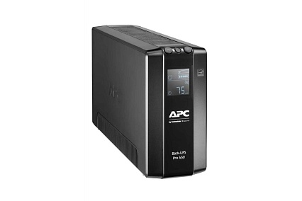 Источник бесперебойного питания APC Back-UPS Pro, Интерактивная, 650 ВА/390 Вт, Tower, IEC BR650MI