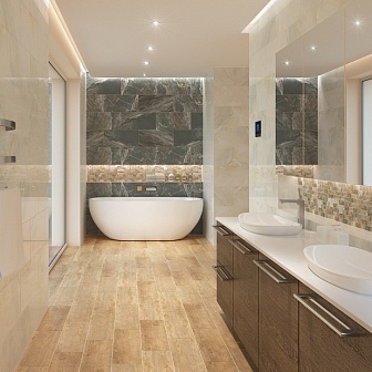 Керамогранит Grasaro Italian Wood медовый 20х60 см, G-251/SR/200x600x9