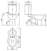 Бачок для унитаза Creavit Corner SD440-00CB00E-0000 угловой