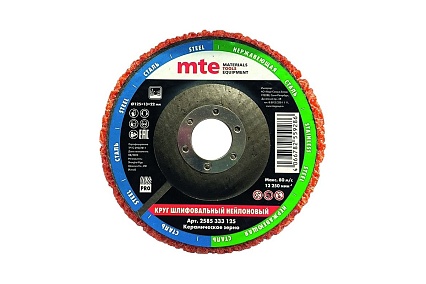 Круг шлифовальный нейлон CG PRO 125x13x22.23 мм MTE 2585333125