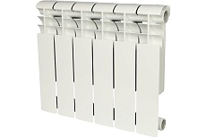 Биметаллический радиатор Rommer Profi BM 350 BI350-80-80-130 6 секций RAL9016 86630