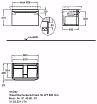 Тумба с раковиной Geberit MyDay 68 см