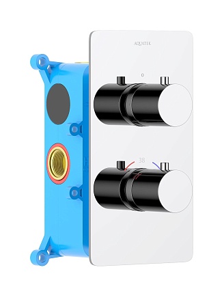 Смеситель для душа Aquatek Европа AQ1392CR термостат, хром