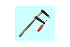 Струбцина столярная TLX F-образная CNIC LT6080 300x80 мм 74064