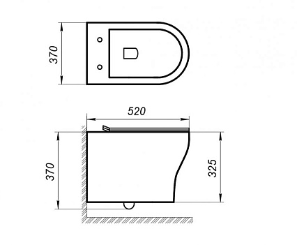 Подвесной унитаз BelBagno Acqua BB340CHR безободковый