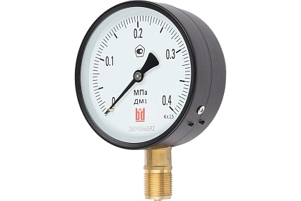 Манометр ДМ 1 Т2 100 Р 0-0.4 МПа, кл.1.5, М20x1.5 BD 1151100001