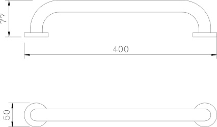 Поручень Rush Bianki BI76911 хром
