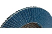 Круг лепестковый торцевой, прямой, цирконат 65% 125х22.2 мм, P-80 ABRAFORM AF-FLAP-FT-125-P80-ZR65